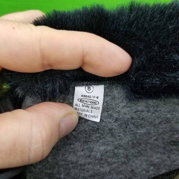 ✅NORTHWEST TERRITORY INSULATED WINTER SNOW BOOTS BLACK SIZE 8 FAUX FUR REMOVABLE - Picture 4 of 11